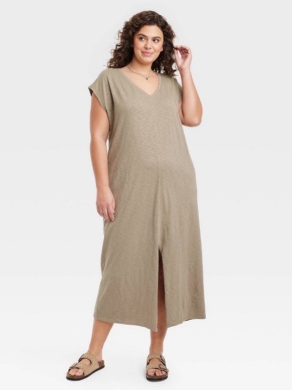 short sleeve midi t shirt dress | universal thread
